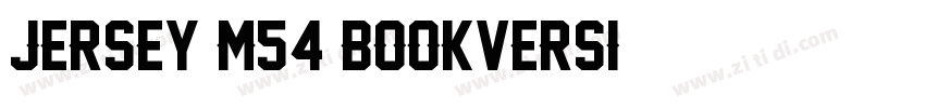 Jersey M54 BookVersi字体转换